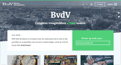 Desktop Screenshot of bvdv.nl